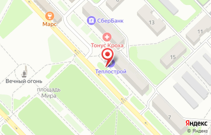 Магазин Теплострой в Нижнем Новгороде на карте
