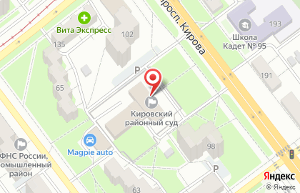 Кировский районный суд в Кировском районе на карте
