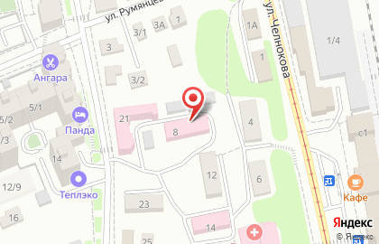 Иркутская городская больница № 5 в Свердловском районе на карте
