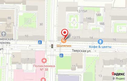 Ресторан Шаляпин в Санкт-Петербурге на карте