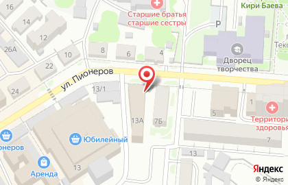 Мебельный салон ФатО на улице Пионеров на карте