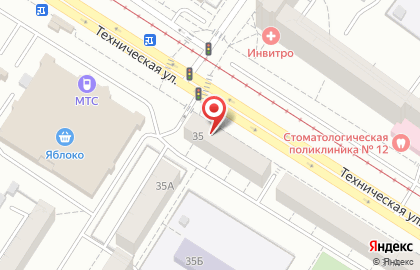 Сеть офисов ТОП-окна на Технической улице на карте