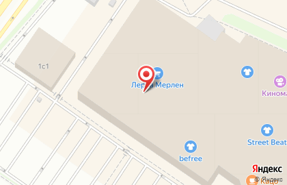 Строительный гипермаркет Леруа Мерлен в ТЦ Кристалл на карте
