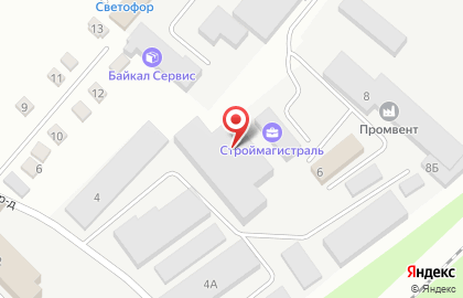ООО Строймагистраль в Заводском районе на карте