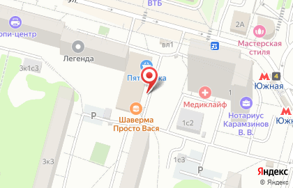 Дом быта в Москве на карте