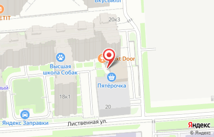 Супермаркет Пятёрочка в Санкт-Петербурге на карте