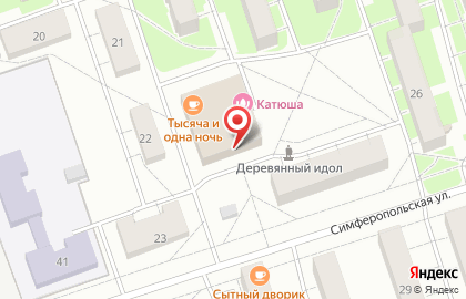 Банкомат ВТБ на Симферопольской улице, 26а на карте