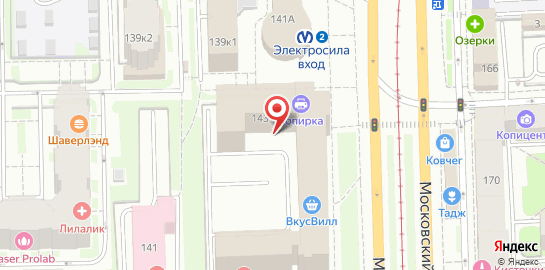 Клиника Дезир на Московском проспекте на карте