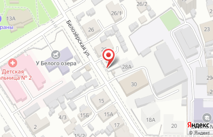Торгово-производственная компания Камень-вечный на Белозерской улице на карте