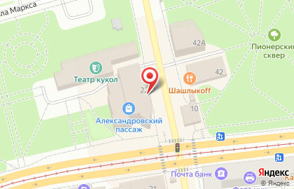 Оптово-розничная сеть по продаже товаров для спортивного плавания Спортивное плавание на карте