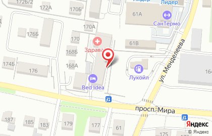 Кда-сервис в Центральном районе на карте