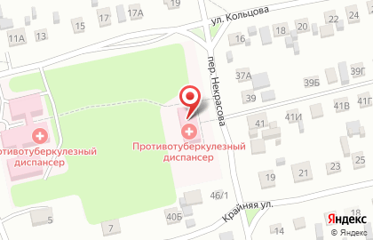 Детская туберкулезная больница, г. Бийск в Барнауле на карте