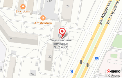 Компания по аренде кофемашин Добрый Кофе на улице Маршала Жукова на карте