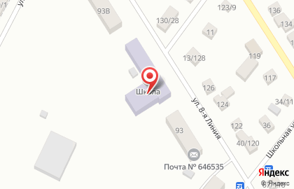 Почта России, АО на улице 8-я Линия на карте