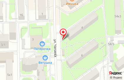 Магазин Вятское Заречье на улице Чапаева, 4а на карте