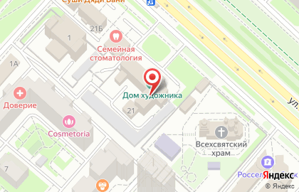 Ногтевая студия Эстетика на улице Водопьянова на карте