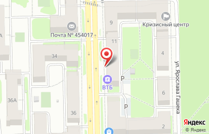 Продовольственный магазин в Металлургическом районе на карте
