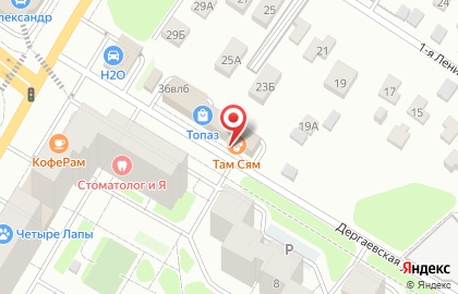 Служба доставки Double Burger на карте