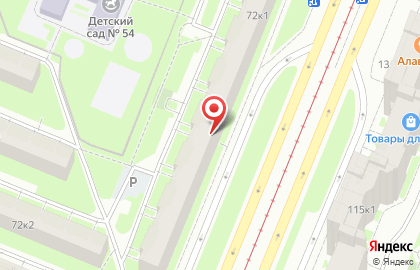 Чп Михайлов на Светлановском проспекте на карте