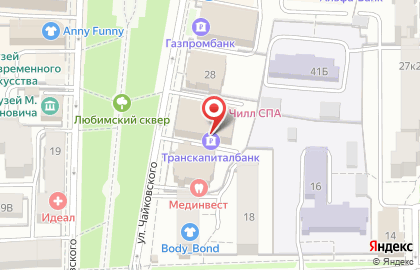 Банк Открытие в Ярославле на карте