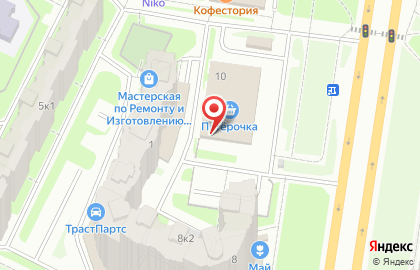 Бистро Вкусная шаверма на Российском проспекте на карте