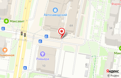Киоск по продаже кондитерских изделий в Автозаводском районе на карте