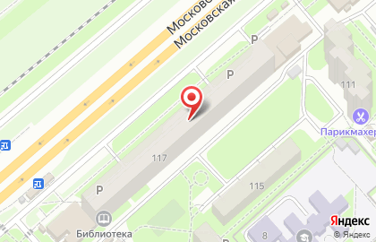 Почтовое отделение №55 на Московской улице на карте