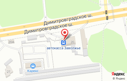 Таксовичкоф в Ульяновске на карте