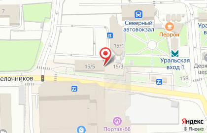 Кафе БарХан в Железнодорожном районе на карте