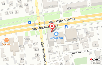 Медицинский центр Визит на Краснофлотской улице на карте