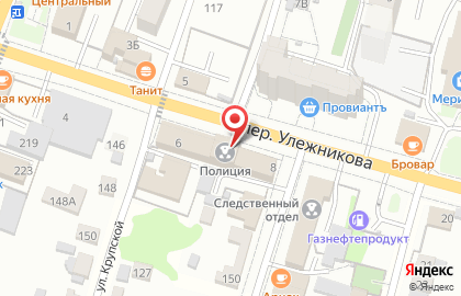 Межмуниципальный отдел внутренних дел в Рубцовске на карте
