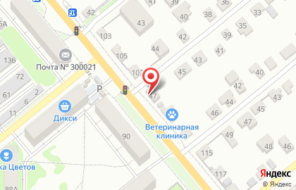 Киоск по продаже цветов на улице Кутузова на карте
