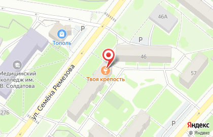 Ресторан доставки БыстроНям на карте