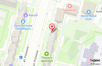 Салон-парикмахерская на улице Уточкина, 1 к1 на карте