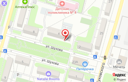 Салон оптики Вижу на улице Шухова на карте