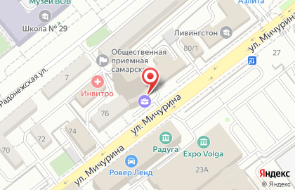 Торговая компания Кератон-Поволжье на улице Мичурина на карте