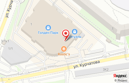 Аптека Мелодия здоровья на улице Курчатова на карте