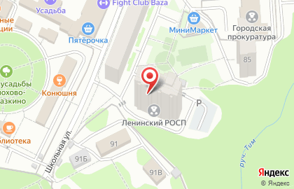 Пансионат для пожилых Видное на карте
