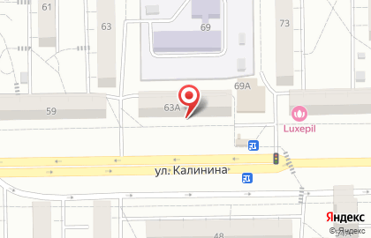 Салон цветов и праздничных услуг Живые цветы на Калинина на карте