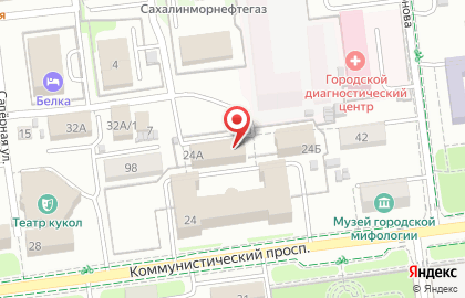 Управление Судебного департамента в Сахалинской области на карте