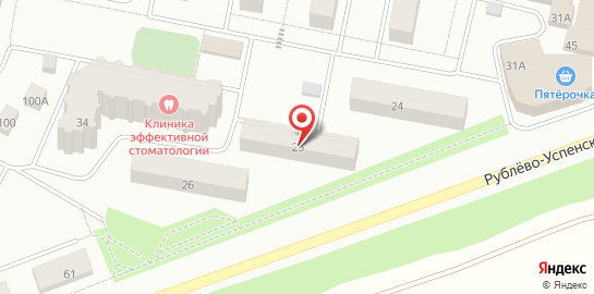 Ветеринарная клиника Любимчик в Успенском на карте