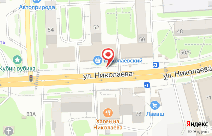 Щиты 3х6 от Парадигма на улице Николаева на карте