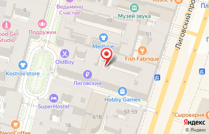 Отель и апартамент Шале де Прованс в Санкт-Петербурге на карте