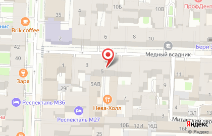 Центр продаж новостроек Новые метры в Саперном переулке на карте