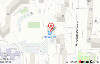 Магазин Березка в Орджоникидзевском районе на карте