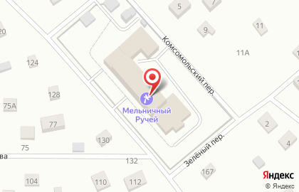 Мельничный ручей на карте