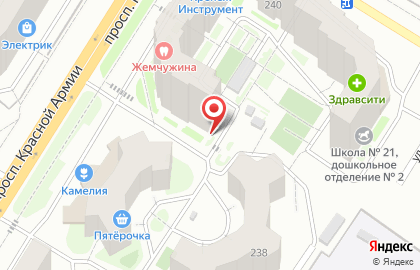 Сеть водоматов Айсберг на проспекте Красной Армии на карте