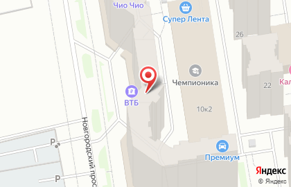 Банк ВТБ в Санкт-Петербурге на карте