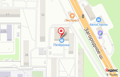 Сеть супермаркетов Полушка в проезде Газовиков на карте