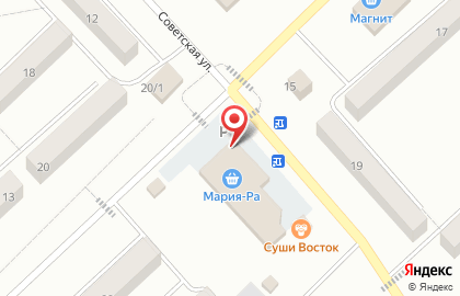 Супермаркет Мария-Ра на Космической улице на карте